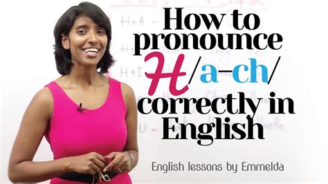 h englisch aussprache|How to Pronounce H in British English 